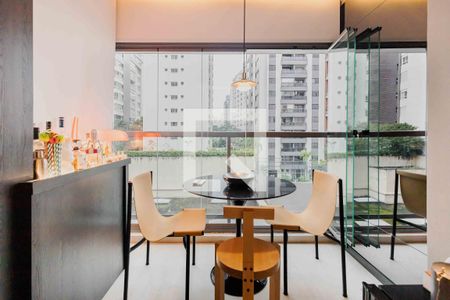 Sala de apartamento à venda com 1 quarto, 29m² em Jardim Paulista, São Paulo