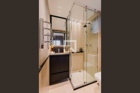Banheiro da Suíte de apartamento à venda com 1 quarto, 29m² em Jardim Paulista, São Paulo