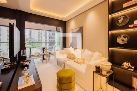 Sala de apartamento à venda com 1 quarto, 29m² em Jardim Paulista, São Paulo