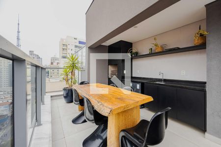 Apartamento à venda com 29m², 1 quarto e 1 vagaChurrasqueira