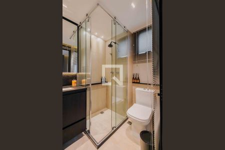 Banheiro da Suíte de apartamento à venda com 1 quarto, 29m² em Jardim Paulista, São Paulo