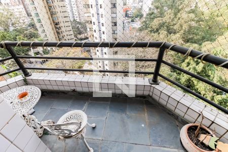 Varanda da Sala de apartamento à venda com 3 quartos, 136m² em Vila Andrade, São Paulo