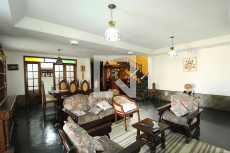 Sala de casa de condomínio à venda com 4 quartos, 750m² em Anil, Rio de Janeiro