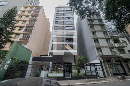 Apartamento para alugar com 35m², 1 quarto e 1 vaga Apartamento para alugar com 35m², 1 quarto e 1 vagaFachada