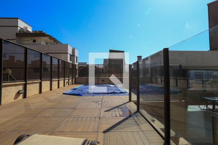 Área comum - Piscina de apartamento para alugar com 3 quartos, 110m² em Santo Antônio, Belo Horizonte