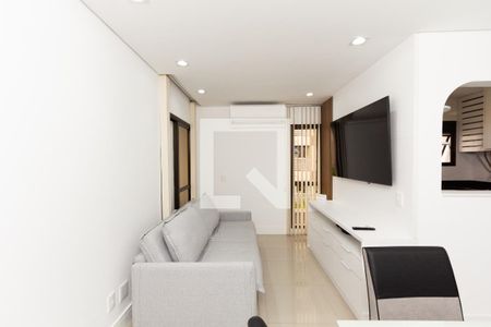 Sala de apartamento para alugar com 1 quarto, 44m² em Indianópolis, São Paulo