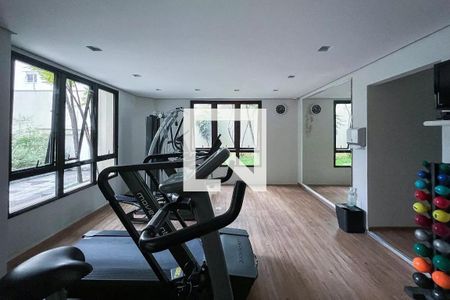 Apartamento para alugar com 44m², 1 quarto e 1 vaga Apartamento para alugar com 44m², 1 quarto e 1 vagaÁrea comum - Academia