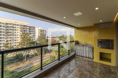 Varanda de apartamento à venda com 3 quartos, 91m² em Recreio dos Bandeirantes, Rio de Janeiro