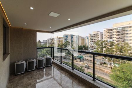 Varanda de apartamento à venda com 3 quartos, 91m² em Recreio dos Bandeirantes, Rio de Janeiro