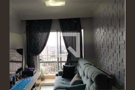 Sala de apartamento à venda com 2 quartos, 60m² em Vila Príncipe de Gales, Santo André