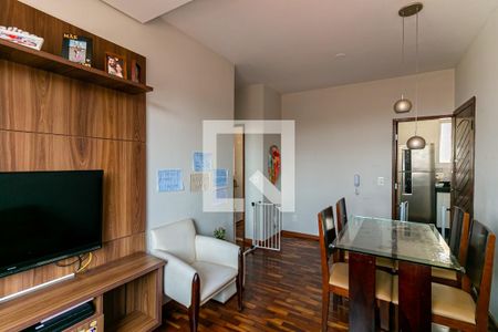 Sala de apartamento para alugar com 3 quartos, 72m² em Monsenhor Messias, Belo Horizonte