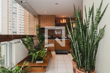 Varanda da Sala de apartamento à venda com 3 quartos, 163m² em Vila Andrade, São Paulo