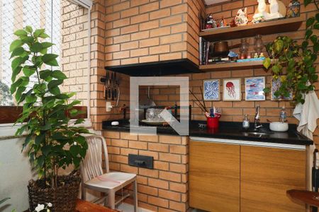 Varanda da Sala de apartamento à venda com 3 quartos, 163m² em Vila Andrade, São Paulo