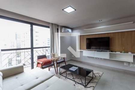 Apartamento para alugar com 68m², 1 quarto e 1 vaga Apartamento para alugar com 68m², 1 quarto e 1 vagaSala