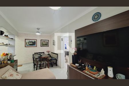 Sala de apartamento para alugar com 2 quartos, 80m² em Vila Caiçara, Praia Grande