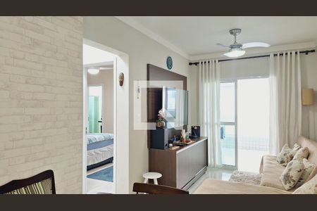 Sala de apartamento para alugar com 2 quartos, 80m² em Vila Caiçara, Praia Grande