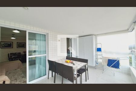 Varanda gourmet de apartamento para alugar com 2 quartos, 80m² em Vila Caiçara, Praia Grande