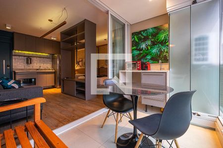 Studio para alugar com 34m², 1 quarto e 1 vagaStudio - Varanda