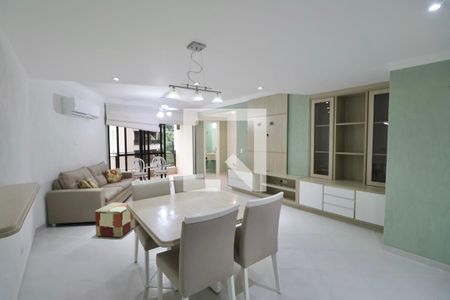 Sala de apartamento para alugar com 4 quartos, 158m² em Barra Funda, Guarujá