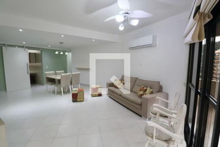 Sala de apartamento para alugar com 4 quartos, 158m² em Barra Funda, Guarujá