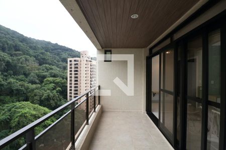 Varanda de apartamento para alugar com 4 quartos, 158m² em Barra Funda, Guarujá