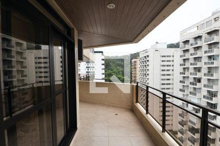 Varanda de apartamento para alugar com 4 quartos, 158m² em Barra Funda, Guarujá