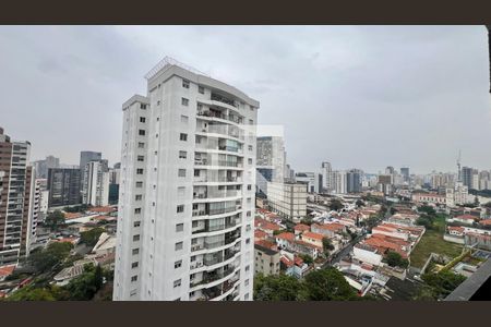 Studio para alugar com 27m², 1 quarto e sem vaga Studio para alugar com 27m², 1 quarto e sem vagaVista da Sacada
