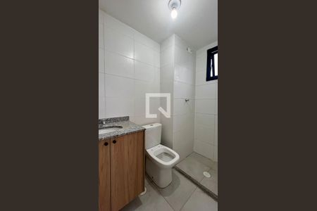 Studio para alugar com 27m², 1 quarto e sem vaga Studio para alugar com 27m², 1 quarto e sem vagaBanheiro da Suíte