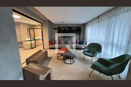 Studio para alugar com 27m², 1 quarto e sem vaga Studio para alugar com 27m², 1 quarto e sem vagaÁrea comum - Salão de festas