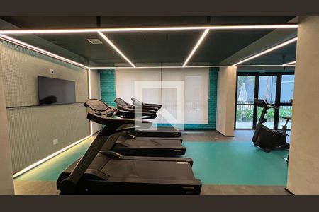 Studio para alugar com 27m², 1 quarto e sem vaga Studio para alugar com 27m², 1 quarto e sem vagaAcademia