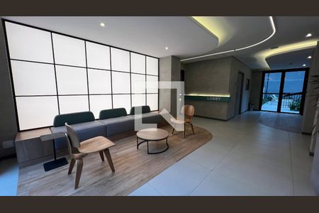 Studio para alugar com 27m², 1 quarto e sem vaga Studio para alugar com 27m², 1 quarto e sem vagaHall de entrada