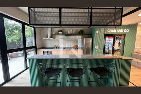 Studio para alugar com 27m², 1 quarto e sem vaga Studio para alugar com 27m², 1 quarto e sem vagaÁrea comum - Salão de festas