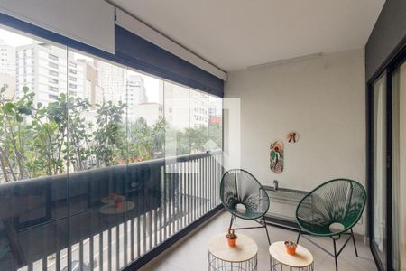 Studio à venda com 33m², 1 quarto e sem vagaVaranda