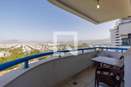 Varanda de apartamento à venda com 1 quarto, 63m² em Recreio dos Bandeirantes, Rio de Janeiro