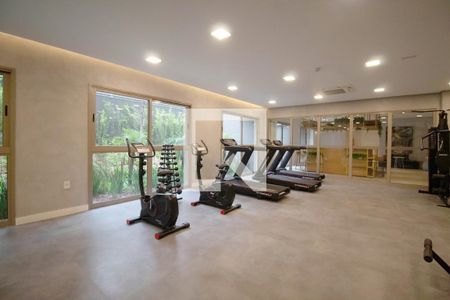 Studio para alugar com 29m², 1 quarto e sem vaga Studio para alugar com 29m², 1 quarto e sem vagaÁrea comum - Academia