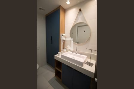 Studio para alugar com 29m², 1 quarto e sem vaga Studio para alugar com 29m², 1 quarto e sem vagaBanheiro da Suíte