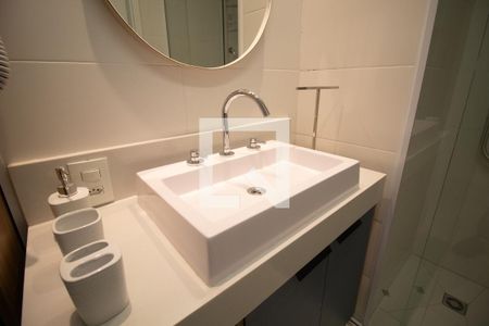 Studio para alugar com 29m², 1 quarto e sem vaga Studio para alugar com 29m², 1 quarto e sem vagaBanheiro da Suíte