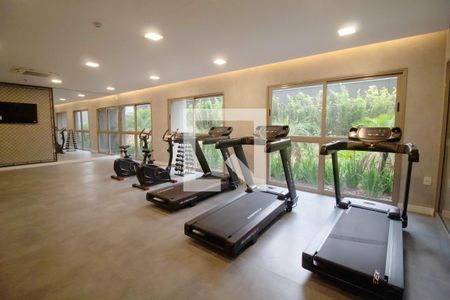 Studio para alugar com 29m², 1 quarto e sem vaga Studio para alugar com 29m², 1 quarto e sem vagaÁrea comum - Academia