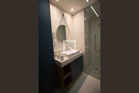 Studio para alugar com 29m², 1 quarto e sem vaga Studio para alugar com 29m², 1 quarto e sem vagaBanheiro da Suíte