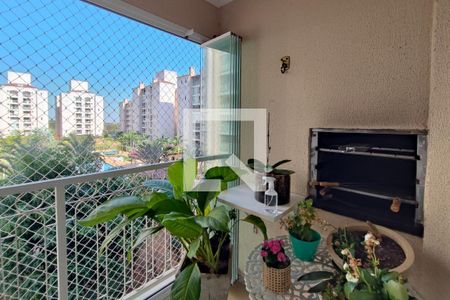 Varanda da Sala de apartamento à venda com 2 quartos, 64m² em Jardim São Vicente, Campinas