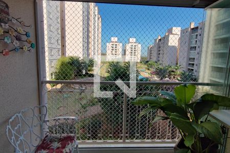 Varanda da Sala de apartamento à venda com 2 quartos, 64m² em Jardim São Vicente, Campinas