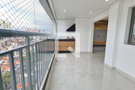 Varanda da Sala de apartamento para alugar com 3 quartos, 95m² em Vila Prudente, São Paulo