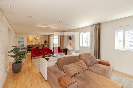 Sala de apartamento à venda com 3 quartos, 206m² em Campo Belo, São Paulo