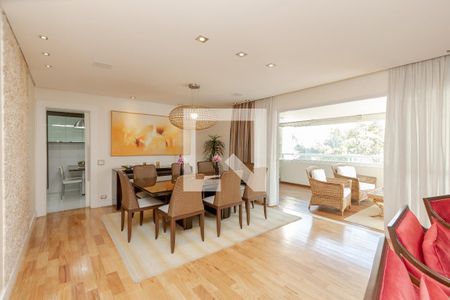 Sala de apartamento à venda com 3 quartos, 206m² em Campo Belo, São Paulo