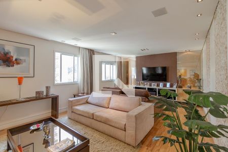 Sala de apartamento à venda com 3 quartos, 206m² em Campo Belo, São Paulo