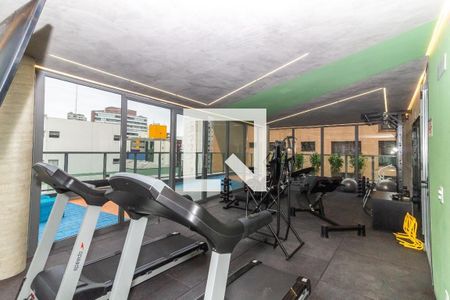 Studio para alugar com 23m², 1 quarto e sem vaga Studio para alugar com 23m², 1 quarto e sem vagaAcademia