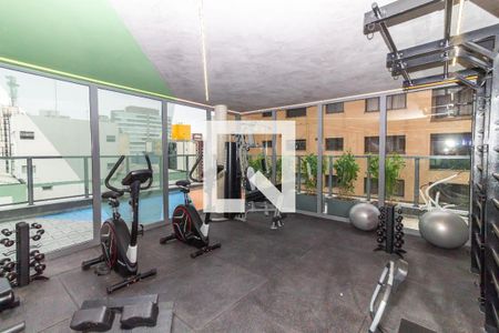 Studio para alugar com 23m², 1 quarto e sem vaga Studio para alugar com 23m², 1 quarto e sem vagaAcademia