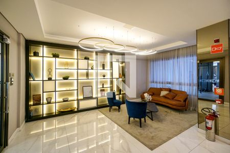 Apartamento à venda com 84m², 3 quartos e 2 vagasHall social