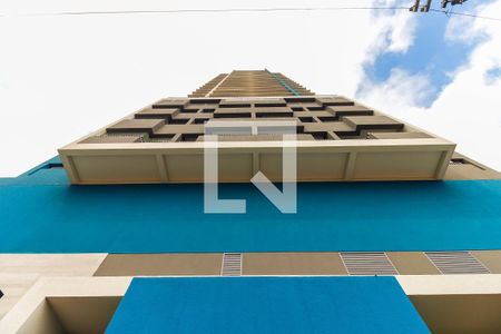 Fachada do Prédio de kitnet/studio para alugar com 1 quarto, 28m² em Chácara Seis de Outubro, São Paulo
