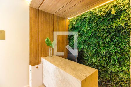 Studio para alugar com 28m², 1 quarto e sem vaga Studio para alugar com 28m², 1 quarto e sem vagaHall de entrada